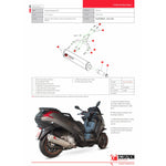 Scorpion Serket Parallel Stainless Steel Exhaust For Peugeot Metropolis 400 2013-2017