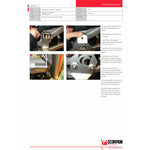 Scorpion Serket Parallel Black Ceramic Exhaust For Piaggio MP3 400-400LT 2008-2016-MP3 500-500LT 2008-2016