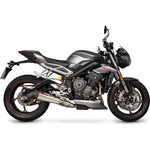 Scorpion Serket Taper Stainless Steel Exhaust For Triumph Street Triple 765 S-R-RS 2017-2019
