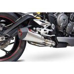 Scorpion Serket Taper Stainless Steel Exhaust For Triumph Street Triple 765 S-R-RS 2017-2019