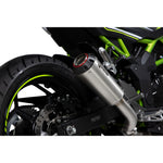 Scorpion Red Power Stainless Steel Exhaust For Kawasaki Z125 2018-2025
