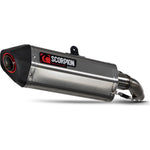 Scorpion Serket Parallel Stainless Steel Exhaust For Kawasaki Z125 2018-2021