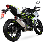 Scorpion Serket Parallel Stainless Steel Exhaust For Kawasaki Z125 2018-2021