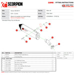 Scorpion Serket Parallel Stainless Steel Exhaust For Honda CB1000R 2018-2020