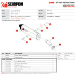 Scorpion Serket Parallel Titanium Exhaust For Honda CB1000R 2018-2020