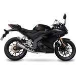 Scorpion Red Power Stainless Steel Exhaust For Yamaha YZF R125-R15 2019-2020