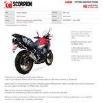 Scorpion Serket Taper Stainless Steel Slip-On Exhaust For Honda CB500X 2019-2025
