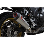 Scorpion Serket Taper Satin Titanium Slip-On Exhaust For Honda CB500X 2019-2025
