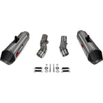 Scorpion Serket Taper Stainless Steel Slip-On Exhaust (Pair) For Kawasaki Z1000 2017-2020