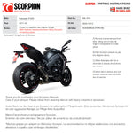 Scorpion RP1-GP Titanium Slip-On Exhaust (Pair) - Kawasaki Z1000 2017 - 2019