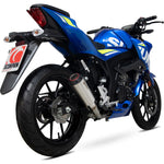 Scorpion Red Power Full System Stainless Steel Exhaust - Suzuki GSX-S 125 2017 - 2021