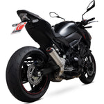 Scorpion Red Power Stainless Steel Slip-On Exhaust For Kawasaki Z900 (Euro 5) 2020-2024