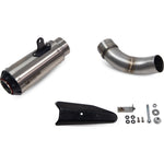 Scorpion Red Power Stainless Steel Slip-On Exhaust For Kawasaki Z900 (Euro 5) 2020-2024