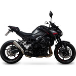 Scorpion Red Power Stainless Steel Slip-On Exhaust For Kawasaki Z900 (Euro 5) 2020-2024