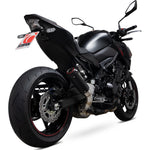 Scorpion Red Power Black Ceramic Slip-On Exhaust For Kawasaki Z900 (Euro 5) 2020-2024