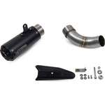Scorpion Red Power Black Ceramic Slip-On Exhaust For Kawasaki Z900 (Euro 5) 2020-2024