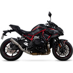 Scorpion Red Power Stainless Steel Slip-On Exhaust For Kawasaki Z H2 2020-2025
