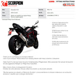 Scorpion Serket Taper Stainless Steel Slip-On Exhaust - Kawasaki Z H2 2020 - 2021