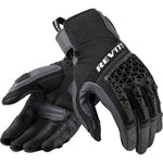 Rev It Sand 4 Leather Motorcycle Gloves 3XL Grey Black
