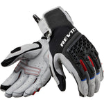 Rev It Sand 4 Leather Gloves 2X-Large Light Grey Black
