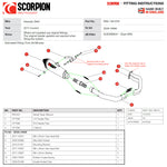 Scorpion Serket Taper Full System Satin Titanium Exhaust - Kawasaki Z650 2017 - 2021