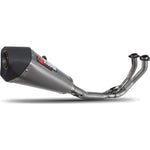 Scorpion Serket Taper Full System Satin Titanium Exhaust - Kawasaki Ninja 650 2017 - 2021