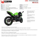 Scorpion Serket Taper Full System Satin Titanium Exhaust - Kawasaki Ninja 650 2017 - 2021
