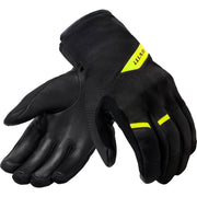 Rev It Grafton H2O Motorcycle Gloves XXL Black Neon Yellow