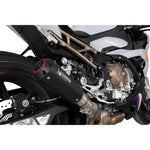 Scorpion Red Power Black Ceramic Slip-On Exhaust For BMW S1000 RR 2019-2024