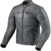 Rev It Restless Leather Motorcycle Jacket 52 Blue (UK 42)