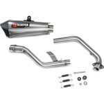 Scorpion Serket Taper Full System Titanium Exhaust For Keeway RKF-125 2019-2021