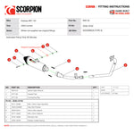 Scorpion Serket Taper Full System Titanium Exhaust For Keeway RKF-125 2019-2021