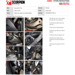 Scorpion Serket Taper Full System Titanium Exhaust For Keeway RKF-125 2019-2021