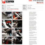 Scorpion Red Power Full System Stainless Exhaust For Yamaha MT-125 (Euro 4) 2019-2020