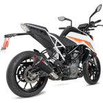 Scorpion Serket Taper Carbon Fibre Slip-On Exhaust For KTM 390 Duke 2021-2023