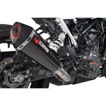 Scorpion Serket Taper Carbon Fibre Slip-On Exhaust For KTM 390 Duke 2021-2023