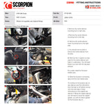 Scorpion De-Cat Race Header Pipe For KTM 390 Duke 2021-2023