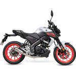 Scorpion Red Power Full System Titanium Exhaust For Yamaha MT-125 (Euro 5) 2021-2024