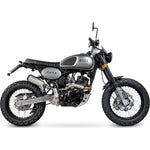 Scorpion Red Power Stainless Steel Slip-On Exhaust For Bullit Hero 125 2017-2025