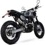 Scorpion Red Power Stainless Steel Slip-On Exhaust For Bullit Hero 125 2017-2025