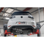 Scorpion Car Exhaust Cat-Back System (Non-Resonated) 90mm Carbon Fibre Ascari - Volkswagen Golf MK7 GTD 2013 - 2017