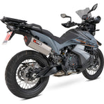 Scorpion Serket Parallel Titanium Slip-On Exhaust For KTM Adventure 890 2021-2025