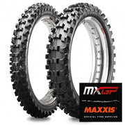 Maxxis MX-ST+ SI Front & Rear Tyre Set - 80/100-21" & 110/90-19"