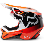 Fox Racing 2023 V1 Leed Flo Orange Motocross Helmet