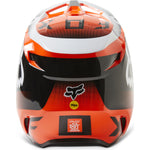 Fox Racing 2023 V1 Leed Flo Orange Motocross Helmet