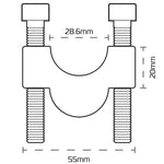 Oxford Handlebar Risers 20 mm (OX614)