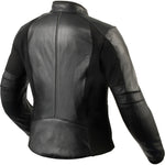 Rev It Maci Ladies Leather Motorcycle Jacket & Trousers Black Kit