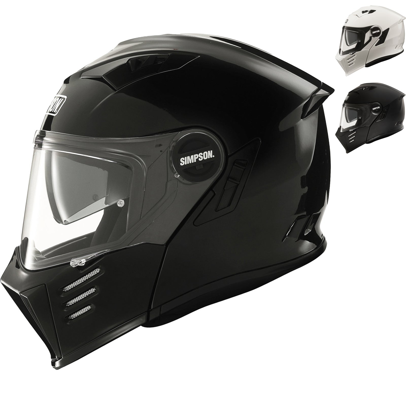 Simpson Darksome Solid Flip Front Motorcycle Helmet – Ghostbikes