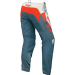 Thor Sector Split 2024 Ladies Motocross Jersey & Pants Blue Steel Vintage White Kit