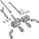 Scorpion Car Exhaust Cat-Back System (Non-Resonated) Twin 100mm Polished Daytona for Mini Countryman R60 & Paceman R61 Cooper S All4 2010 - 2016